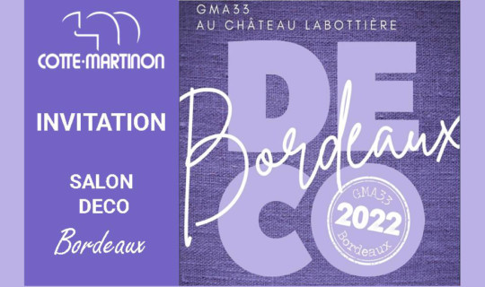 Invitation Salon de Bordeaux 7 mars 2022