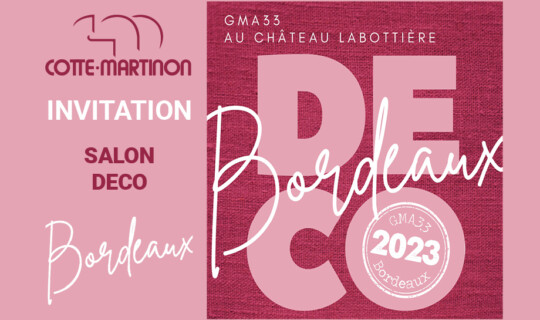 Invitation Salon de Bordeaux 6 mars 2023